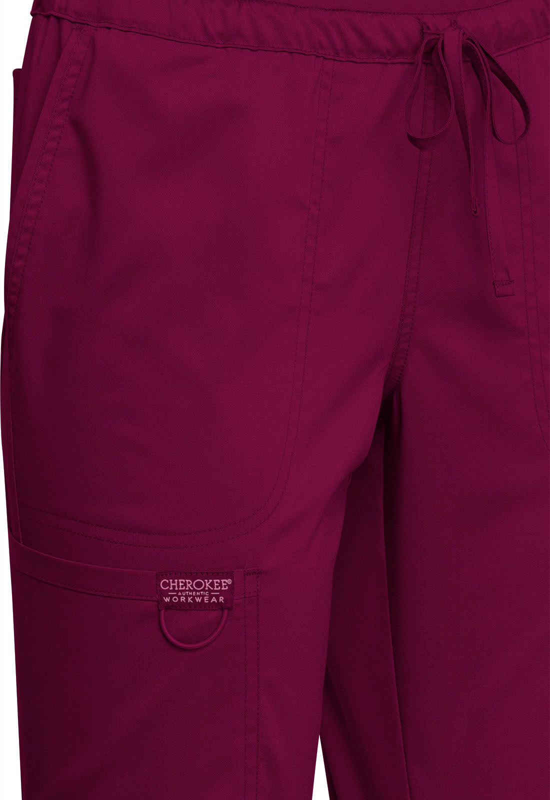 Cherokee Workwear Revolution Women's 5-Pocket Tapered Leg Drawstring Pant