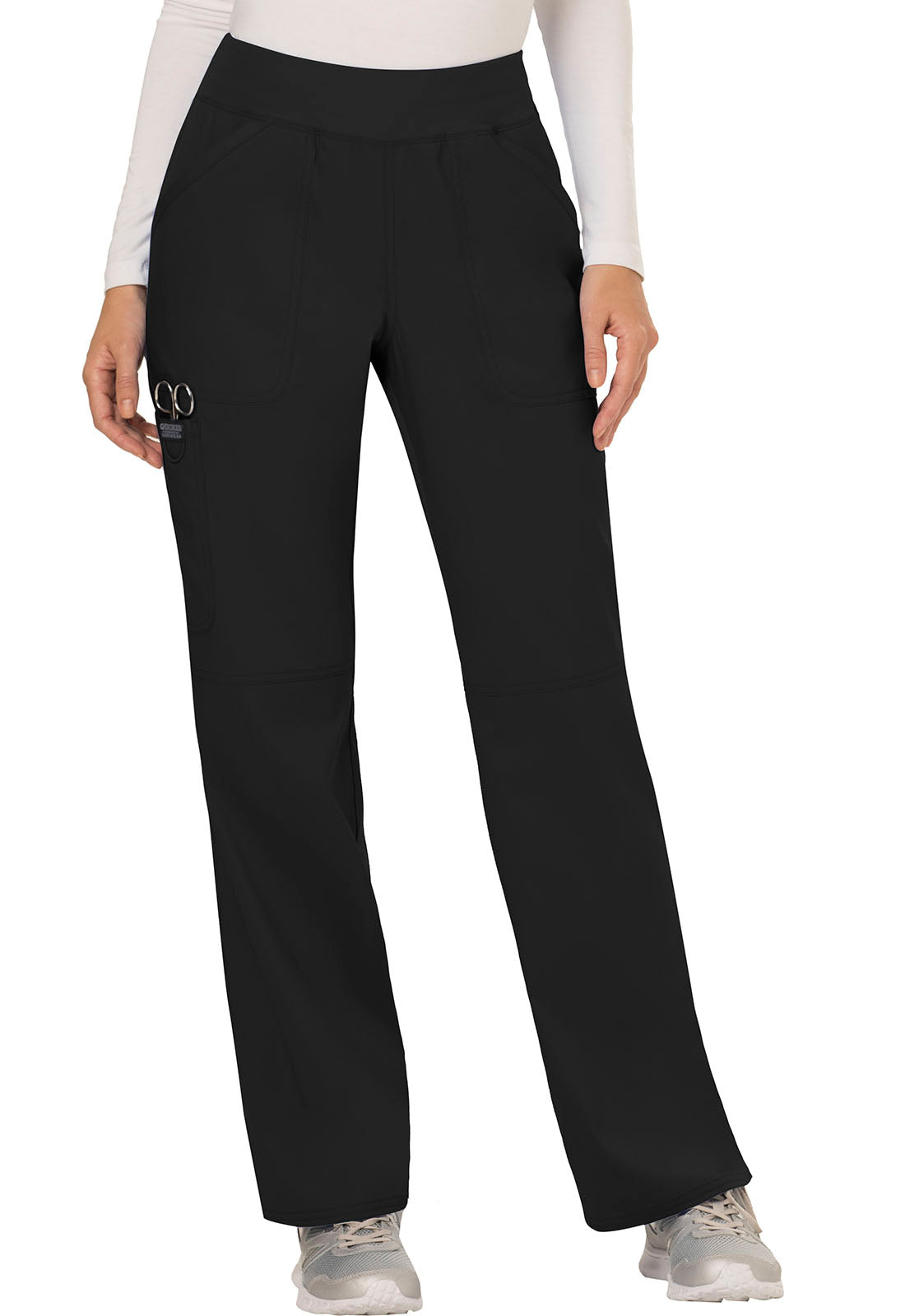 Cherokee Workwear Revolution Women's 4-Pocket Mid Rise