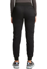 Cherokee Workwear Revolution Women's 5-Pocket Petite Mid Rise Jogger