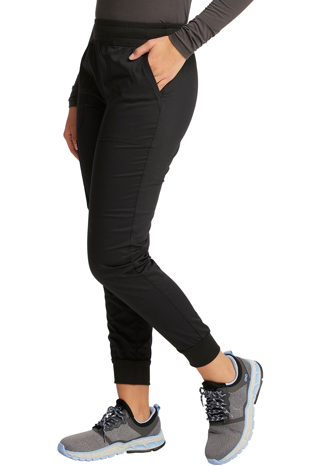 Cherokee Workwear Revolution Women's 5-Pocket Mid Rise Jogger