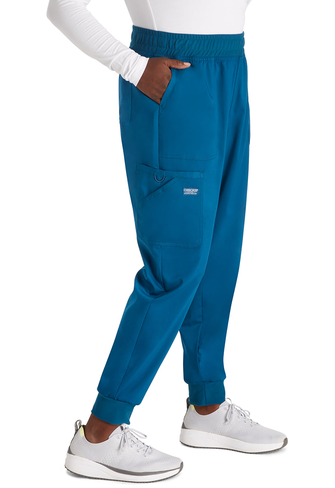 Cherokee Workwear Revolution Women's 5-Pocket Mid Rise Jogger