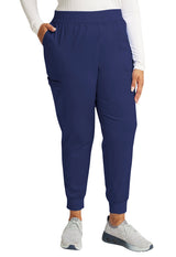 Cherokee Workwear Revolution Women's 5-Pocket Petite Mid Rise Jogger