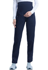 Cherokee Workwear Revolution Women's 3-Pocket Maternity Straight Leg Pant