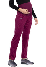 Cherokee Workwear Revolution Women's 3-Pocket Maternity Straight Leg Pant