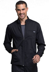 Cherokee Workwear Revolution Men's 5-Pocket Zip Front Jacket