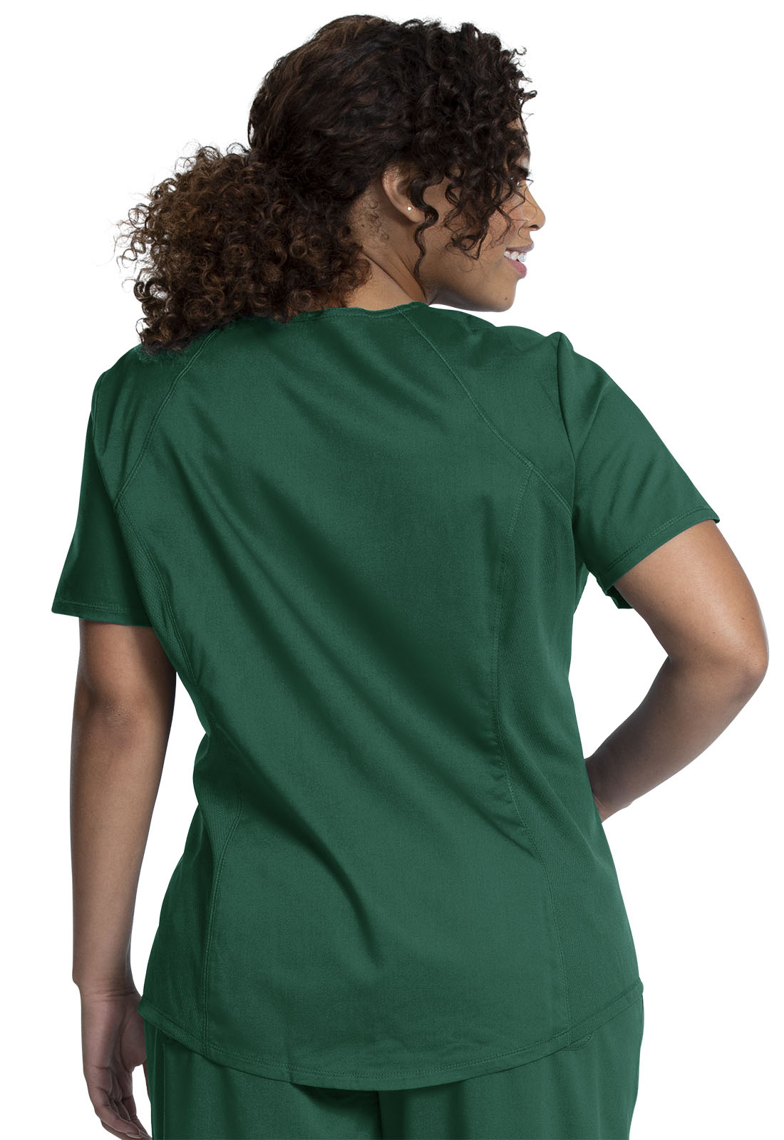 Cherokee Workwear Women's 2-Pocket V-Neck Top