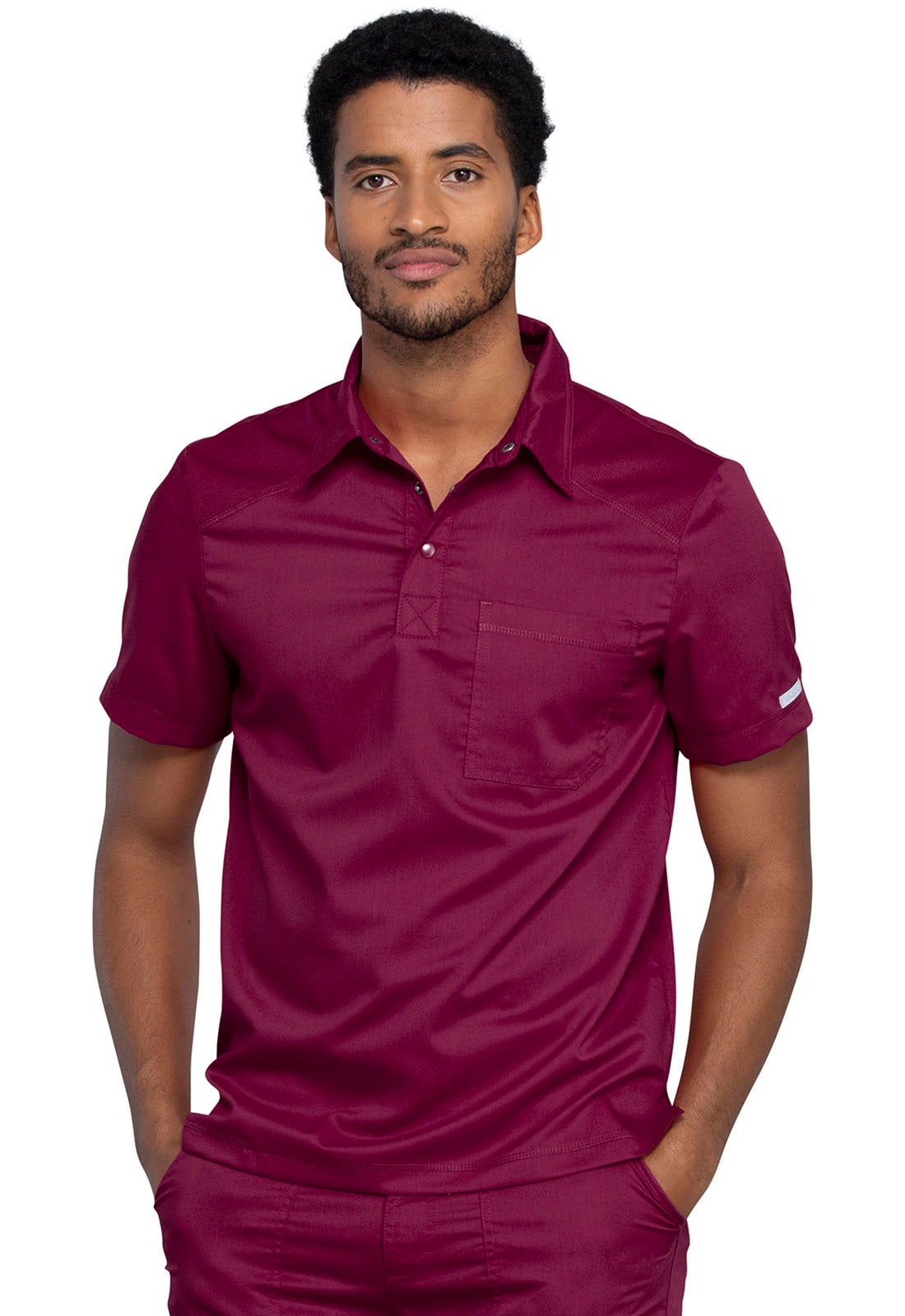 Cherokee Workwear Revolution Men's 1-Pocket Polo Shirt