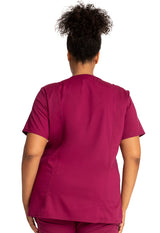 Cherokee Workwear Women's 3-Pocket V-Neck Top