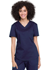 Cherokee Workwear Women's 1-Pocket Tuckable V-Neck O.R. Top