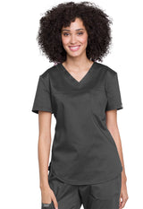 Cherokee Workwear Women's 1-Pocket Tuckable V-Neck O.R. Top