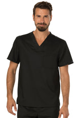 Cherokee Workwear Revolution Men's 1-Pocket Tuckable V-Neck Top