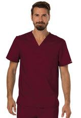 Cherokee Workwear Revolution Men's 1-Pocket Tuckable V-Neck Top