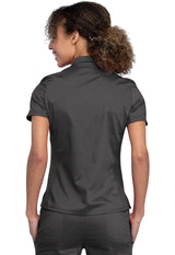 Cherokee Workwear Women's 1-Pocket Tuckable Snap Front Polo Shirt