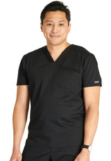 Cherokee Workwear Revolution Men's 2-Pocket V-Neck Top