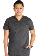 Cherokee Workwear Revolution Men's 2-Pocket V-Neck Top