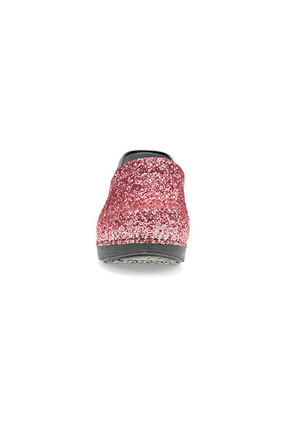 Dansko XP 2.0 Women's Pink Glitter Stapled Clog