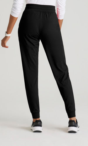 Barco One Performance Knits Women's Pro Knit 5-Pocket Drawcord Waist Petite Jogger