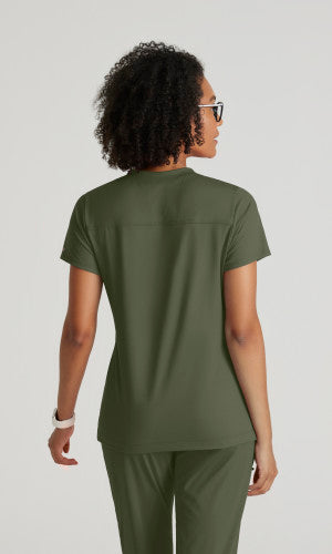 Barco One Performance Knits Women's Victory Knit V-Neck Top