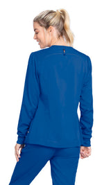 Grey's Anatomy™ Spandex Stretch Women's Millie 3-Pocket Crewneck Scrub Jacket