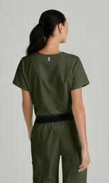 Grey's Anatomy™ Spandex Stretch Women's Bree 1-Pocket Tuck-In Scrub Top