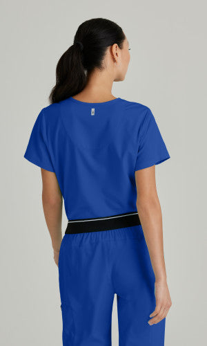 Grey's Anatomy™ Spandex Stretch Women's Bree 1-Pocket Tuck-In Scrub Top