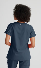 Grey's Anatomy™ Spandex Stretch Women's Bree 1-Pocket Tuck-In Scrub Top