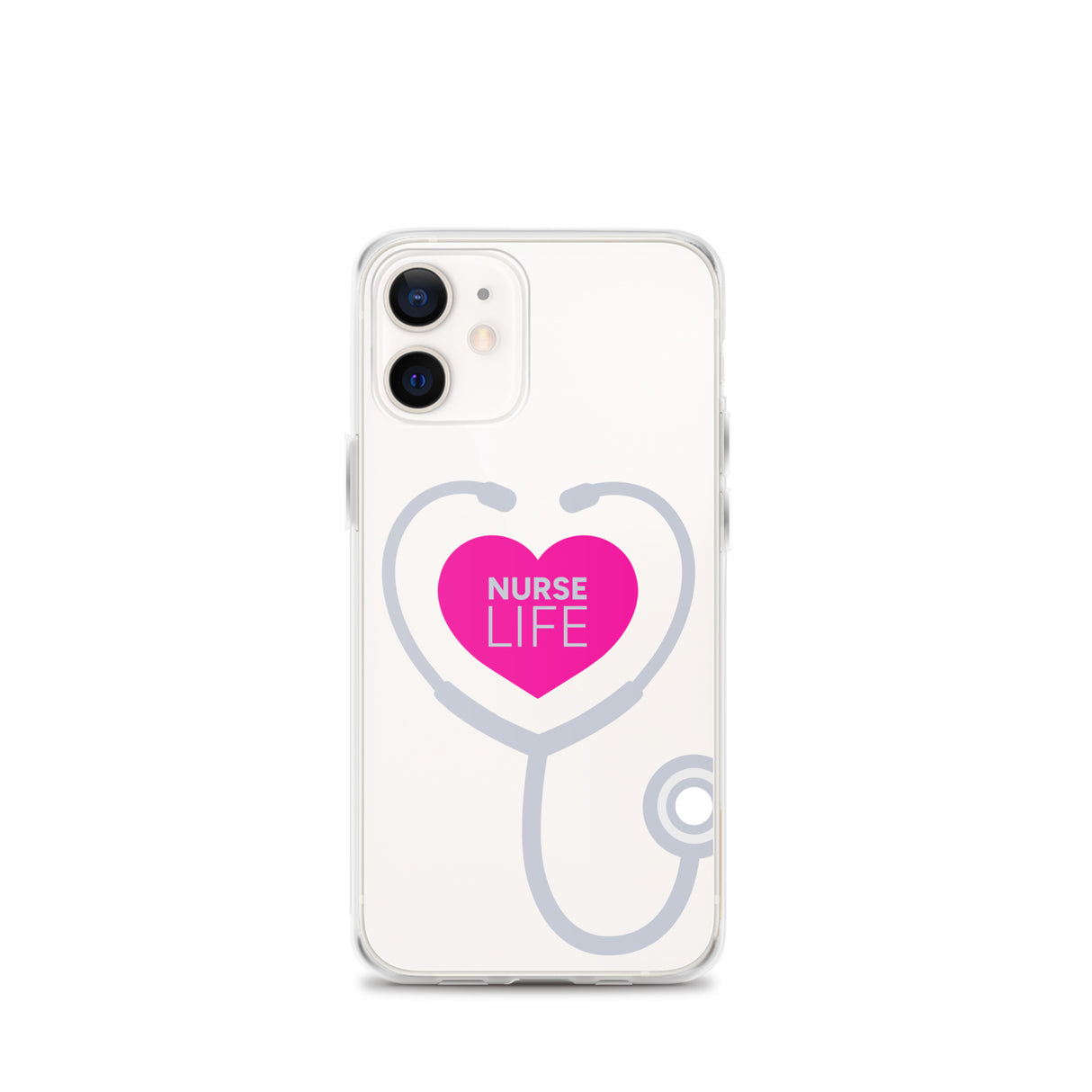 "Nurse Life" Stethoscope Clear Case for iPhone®