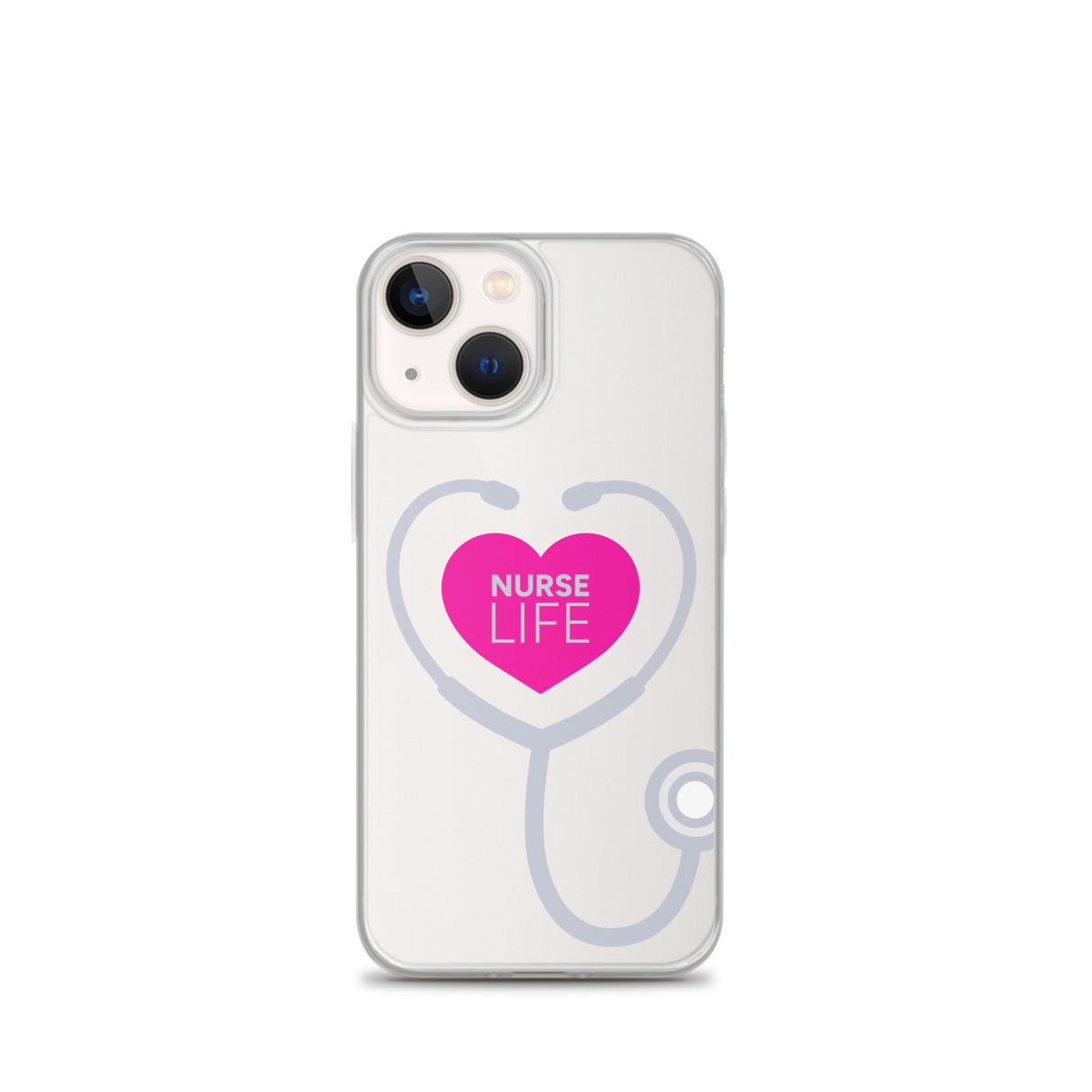 "Nurse Life" Stethoscope Clear Case for iPhone®