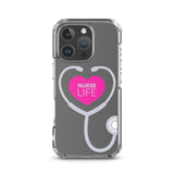 "Nurse Life" Stethoscope Clear Case for iPhone®