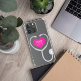 "Nurse Life" Stethoscope Clear Case for iPhone®