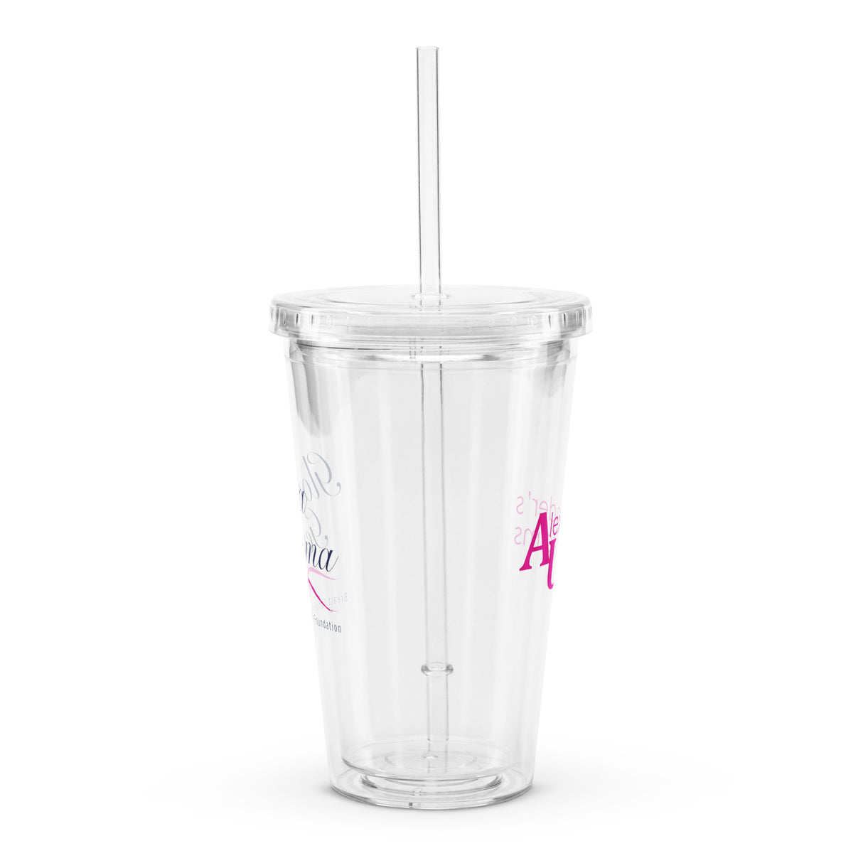 AU x Gloria Gemma Foundation Clear Plastic Tumbler