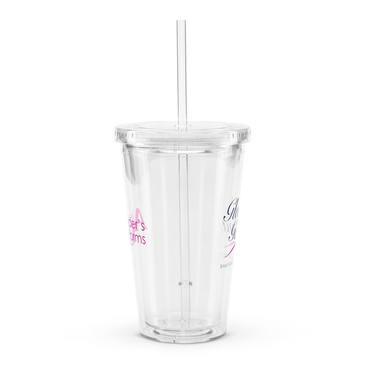 AU x Gloria Gemma Foundation Clear Plastic Tumbler