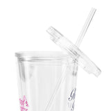 AU x Gloria Gemma Foundation Clear Plastic Tumbler