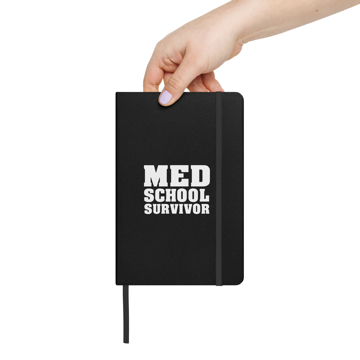 "Med School Survivor" Hardcover Bound Notebook