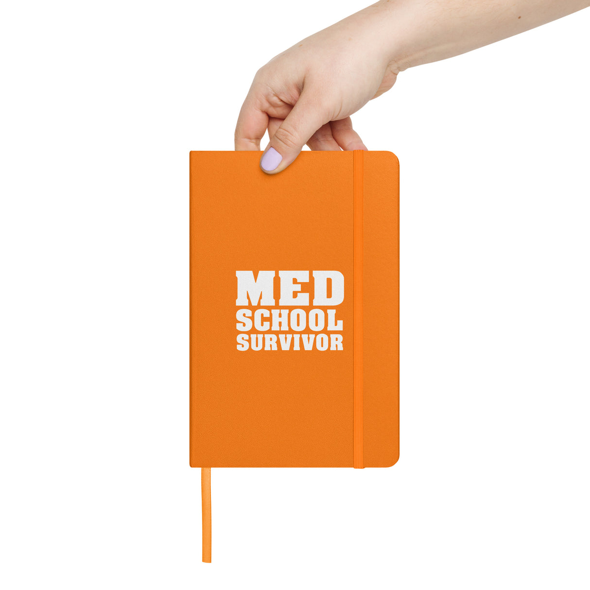 "Med School Survivor" Hardcover Bound Notebook