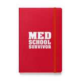 "Med School Survivor" Hardcover Bound Notebook