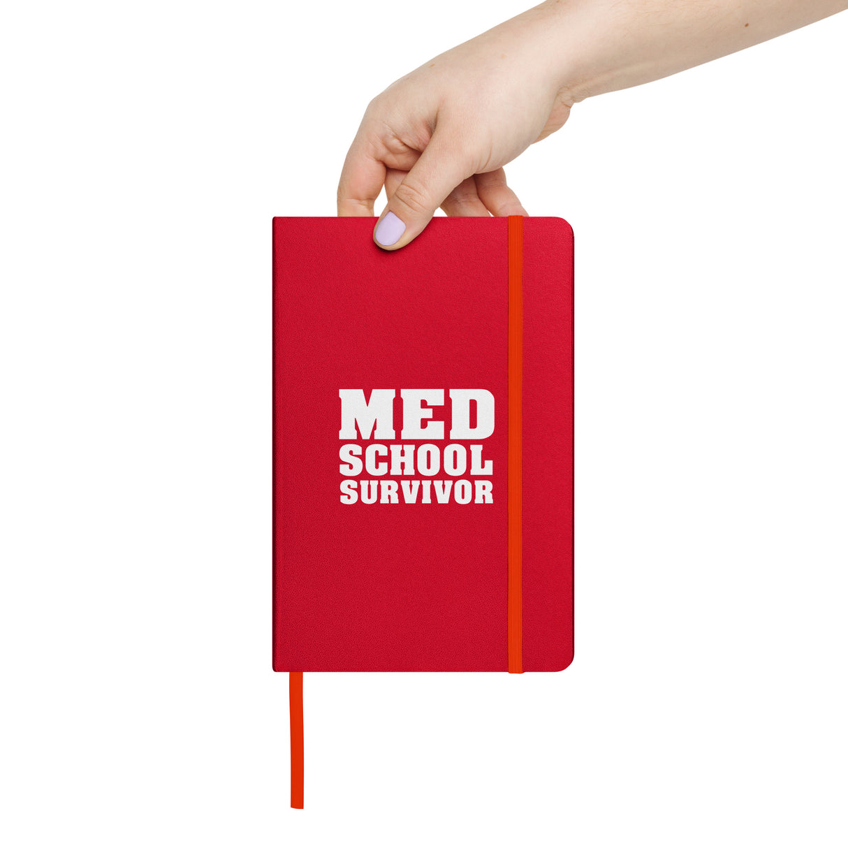 "Med School Survivor" Hardcover Bound Notebook