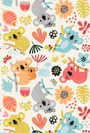 Cutieful Women's Kuddly Koalas Print Sheer Knee High Compression Socks 8-15 mmHg