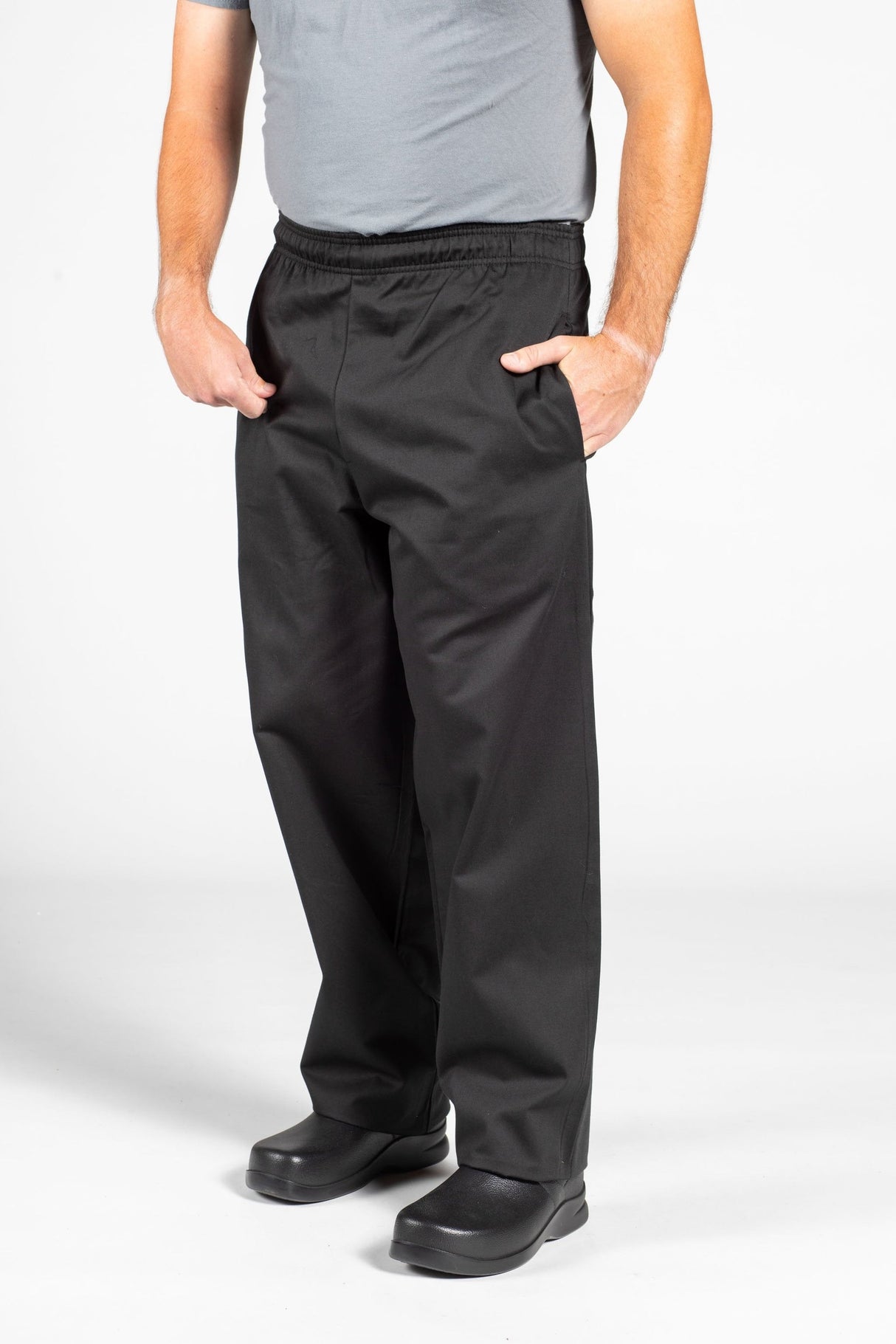 Uncommon Chef Elastic Waist Cotton Classic Chef Pant