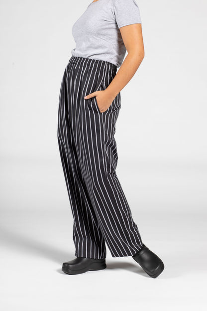 Uncommon Chef Elastic Waist Cotton Classic Chef Pant