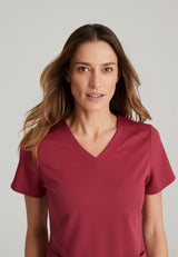 Grey's Anatomy™ Spandex Stretch Women's Emma 4-Pocket V-Neck Scrub Top