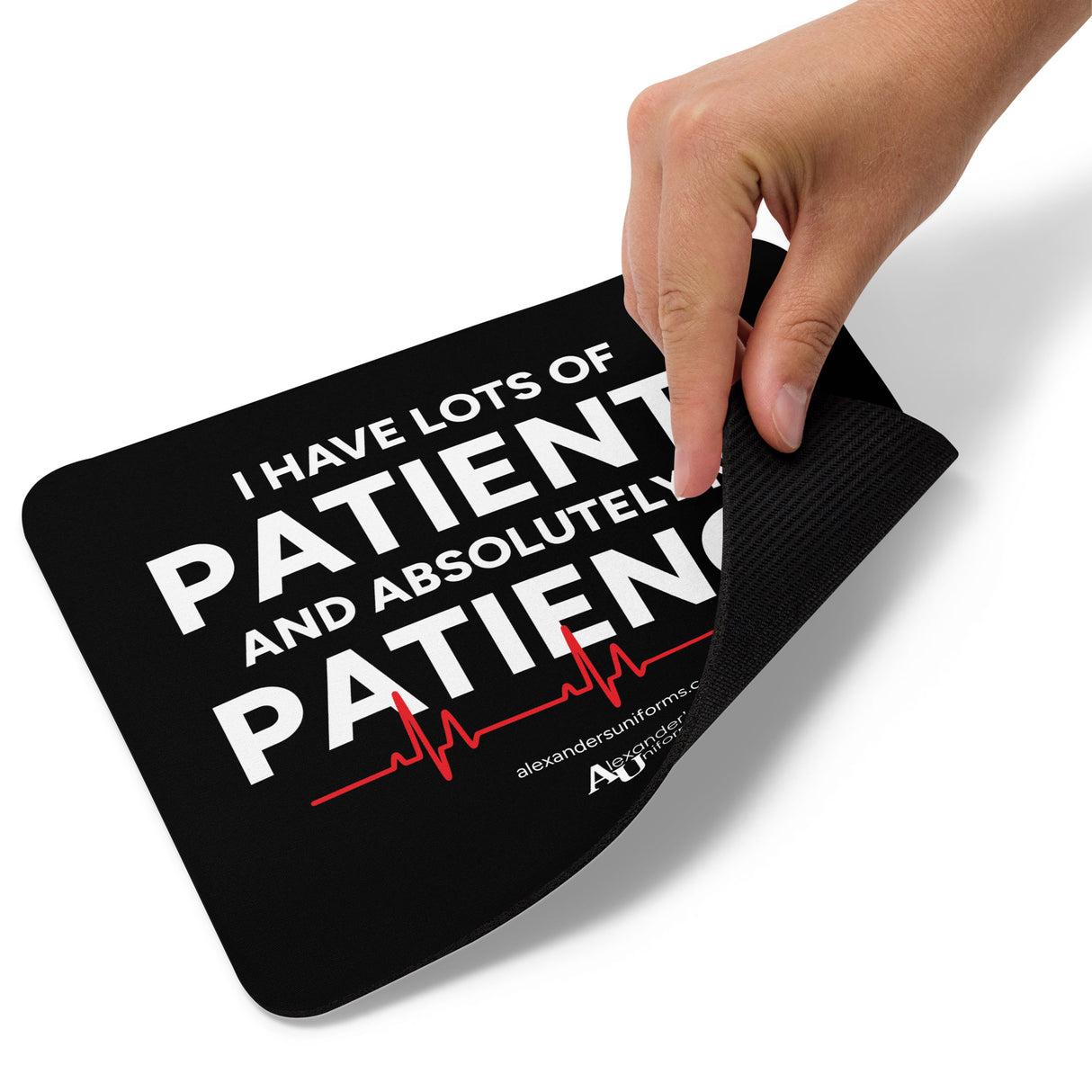 Alexander's Uniforms "No Patience" Mouse Pad