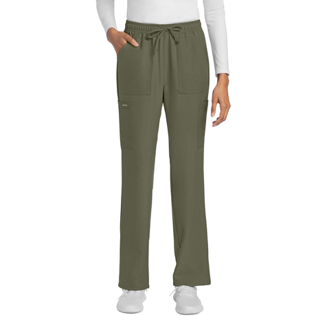 Cherokee Workwear Originals Ultra Women's Mid Rise Drawstring Trouser Cargo Pant