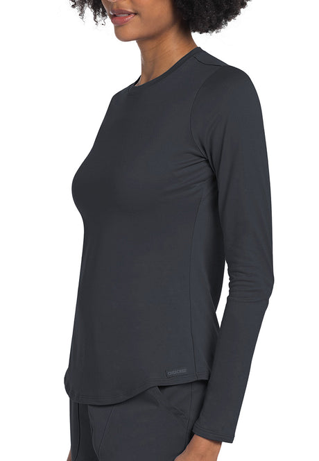 Cherokee Basics Women's Long Sleeve Underscrub Knit Tee