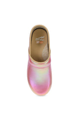 Dansko XP 2.0 Women's Pink Iridescent Leather Clog