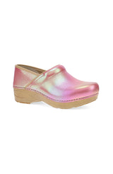 Dansko XP 2.0 Women's Pink Iridescent Leather Clog