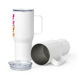 "Half Nurse, Half Coffee" 25oz Travel Mug