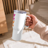 "Half Nurse, Half Coffee" 25oz Travel Mug