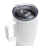 "Half Nurse, Half Coffee" 25oz Travel Mug