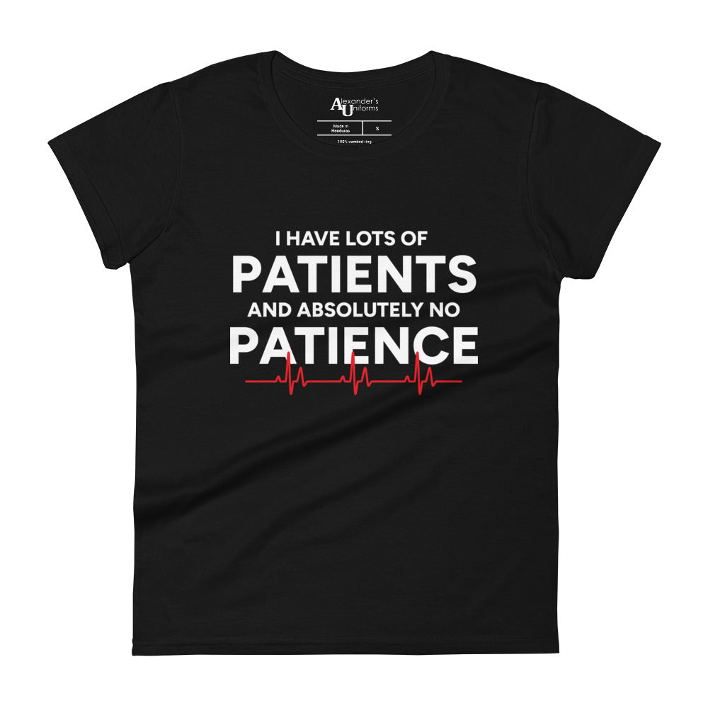 "No Patience" Women's Short Sleeve T-Shirt